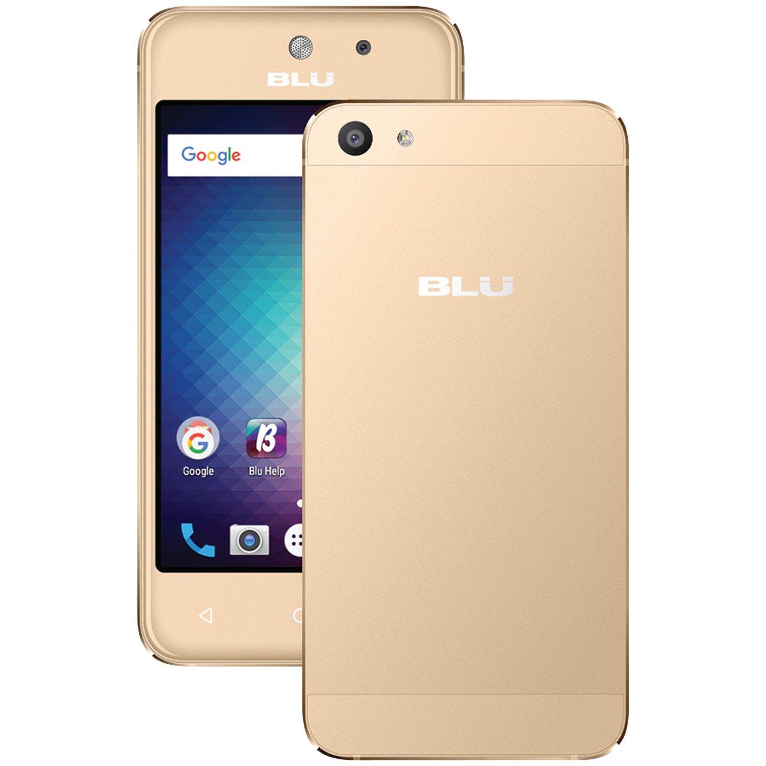 Celular Blu Vivo S Mini Gold - Celulares - dourado  - Central - unidade    Cod. CL BLU S GOLD